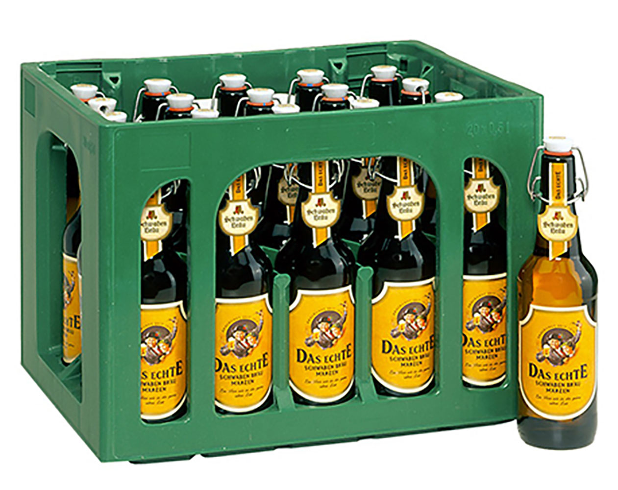 Schwaben Bräu Das Echte 20x0,5 l Bügel