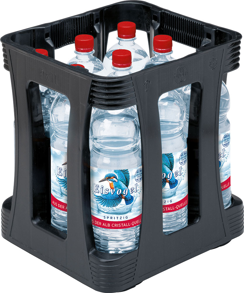 Eisvogel spritzig PET 9x1,0 l