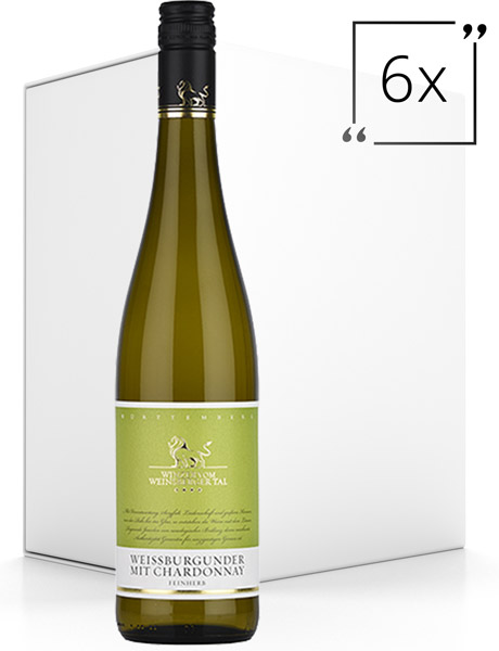Weissburgunder mit Chardonnay feinherb 6x0,75l 