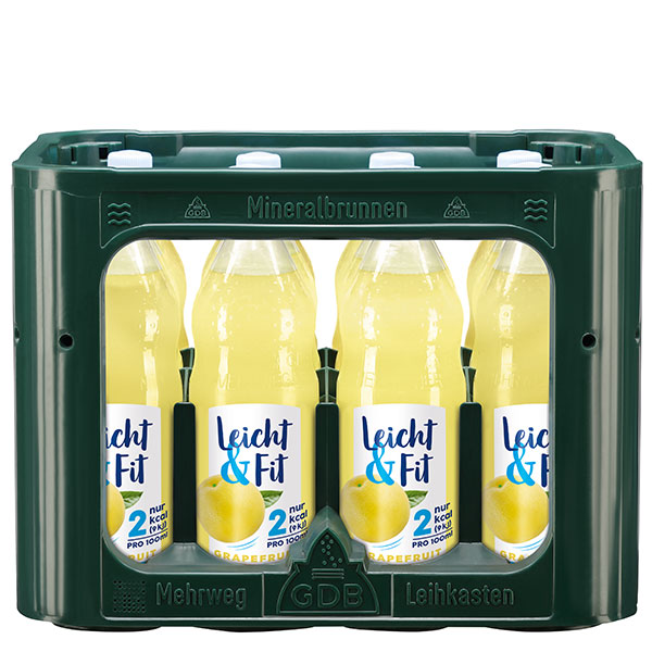 Aqua Römer leicht & fit Grapefruit 12x1,0 l