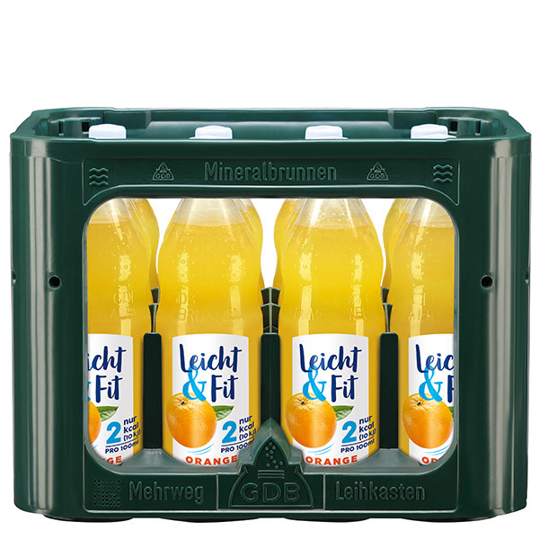 Aqua Römer leicht & fit Orange 12x1,0 l