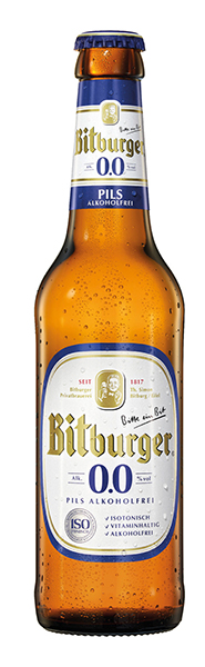 Bitburger 0,0% alkoholfreies Pils 24x0,33 L