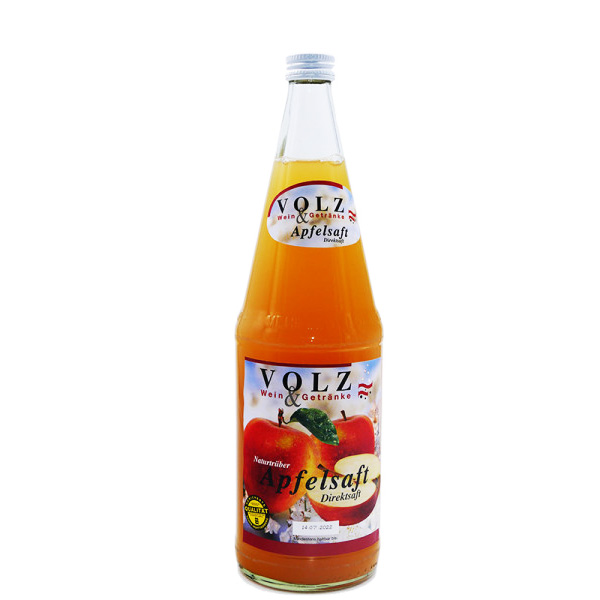 Volz Apfelsaft Direktsaft naturtrüb 6x1 l